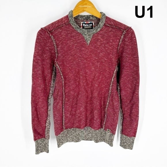 Barbour exposed seam sweater sz S - Picture 1 of 5